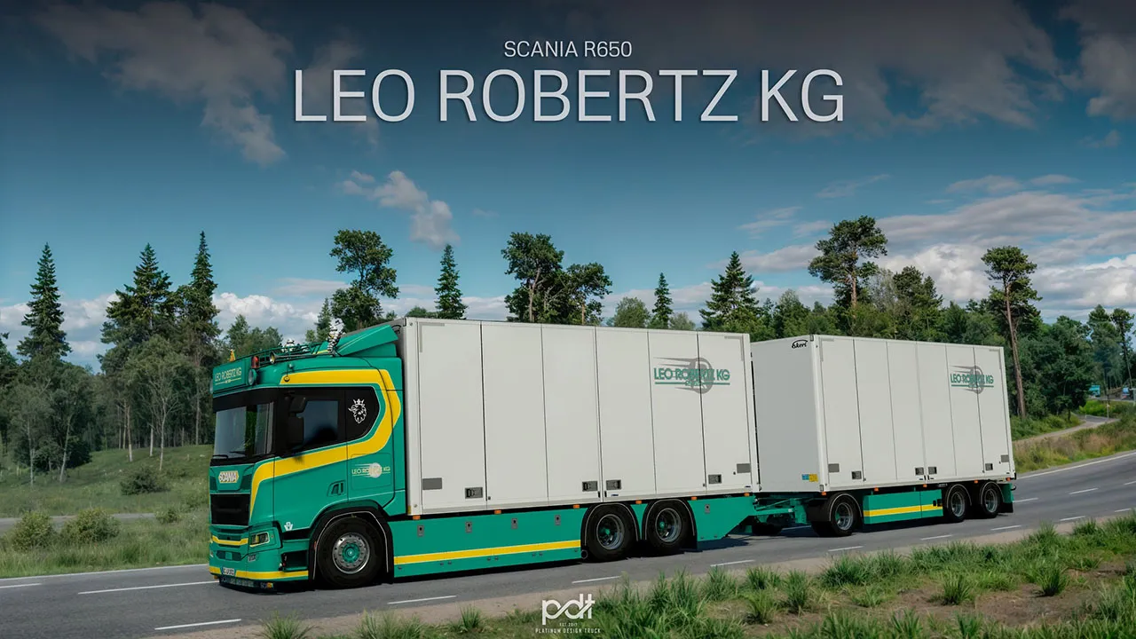 Scania R650 Leo Robertz KG + Trailer v9.0 1.60 thumbnail 3